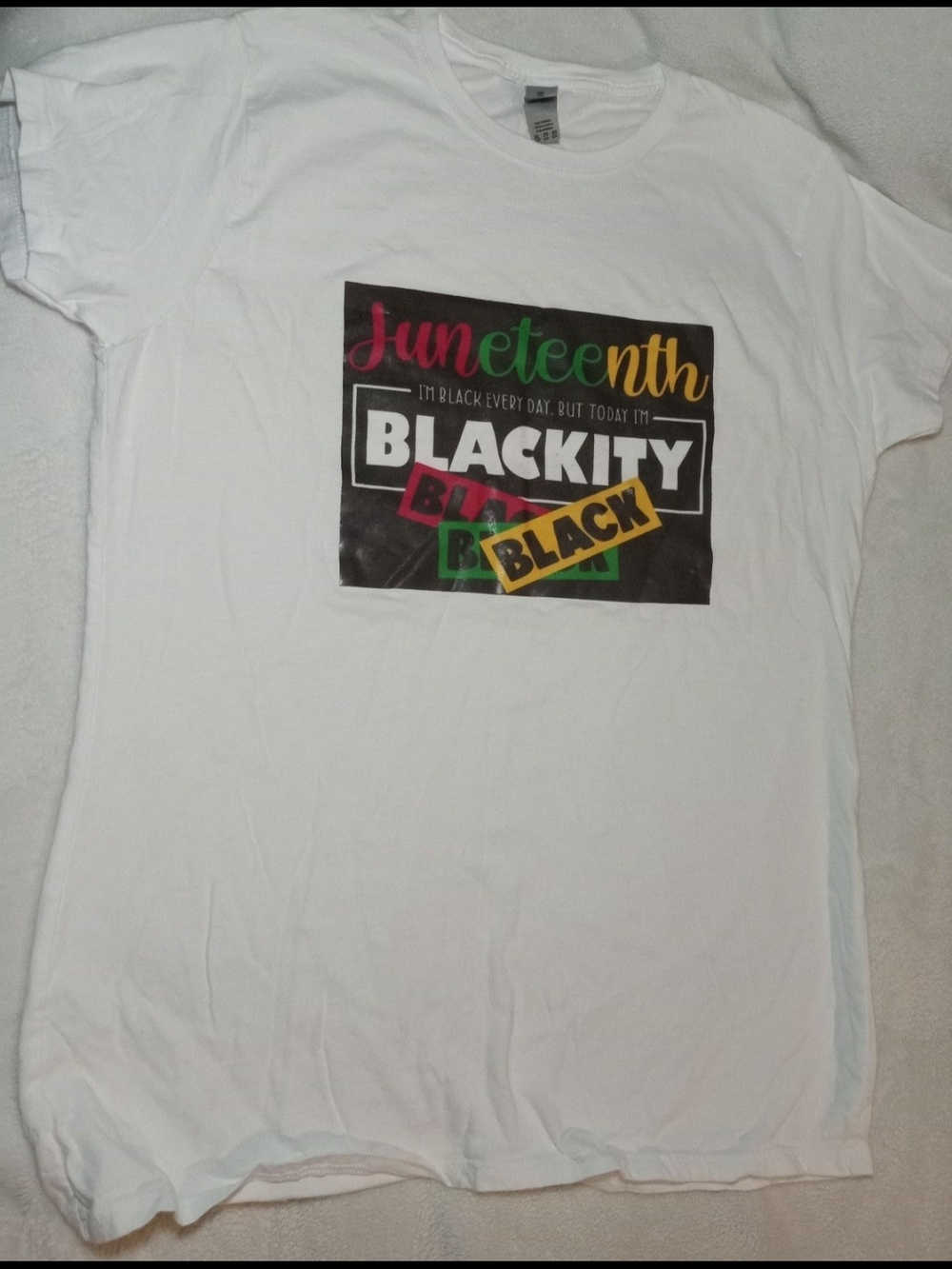 Juneteenth "Blackity Black" Graphic T-Shirt - Ladies 2XL